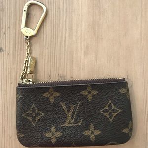 Authentic LV Key Pouch w/box and dust bag